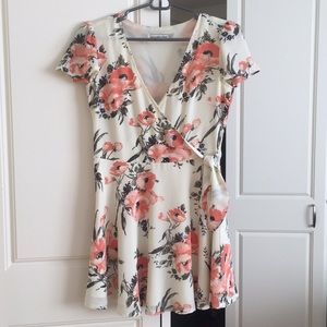 A&F floral printed wrap dress - XS/Petite size